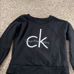 calvin klein jeans black sweatshirt